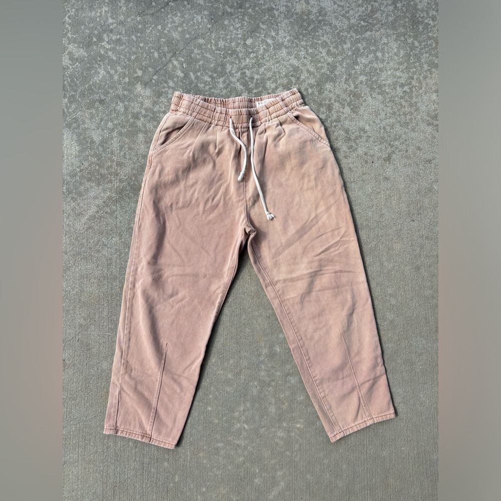 wishlist apparel paper Bag Drwstring Ankle Jeans